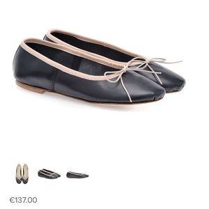 Anniel | Leather Ballerina Ballet Flat